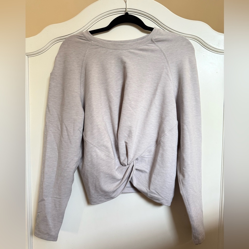 Lululemon Tuck & Gather Pullover in Heathered Mod Stargaze